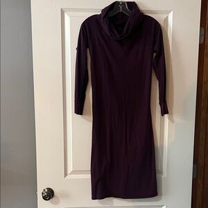 Echo Verde Long Sleeve Purple Dress
